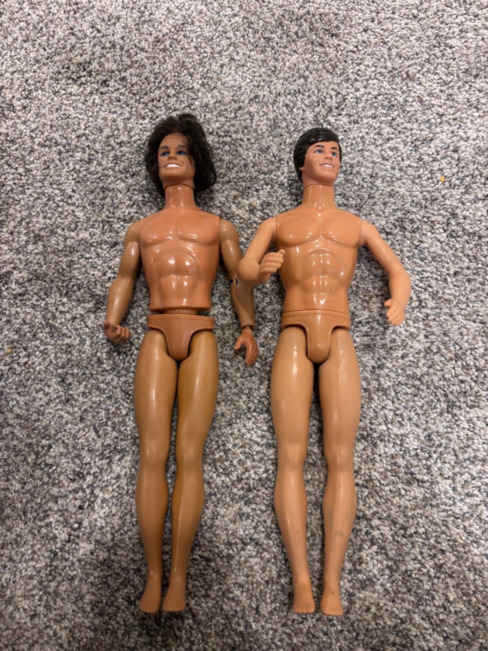 Two 1968 Ken Barbie dolls